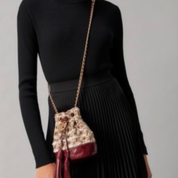 Tory Burch Soft Tweed Mini Bucket Bag - Picture 2 of 7